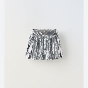 Sequin balloon skirt girls